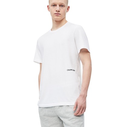 Calvin Klein 2 Pack T-Shirts Statement 1981 000NM1686A 100 Λευκο