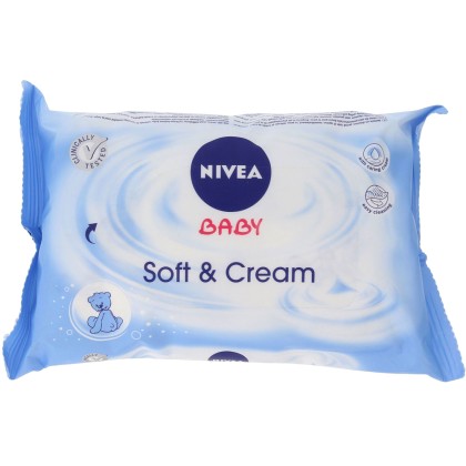 Nivea Baby Soft & Cream Cleansing Wipes 63pc