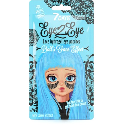 7Days Eye-2-Eye Lace Hydrogel Eye Patch Coffee 6gr