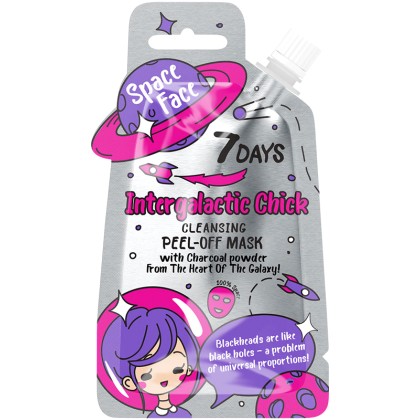 7Days Space Face Cleansing Peel-Off Mask Intergalactic Chick 20g