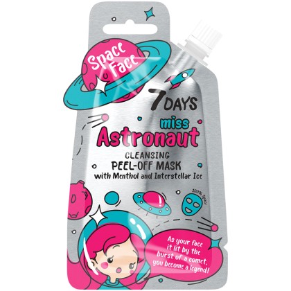 7Days Space Face Cleansing Peel-Off Mask Miss Astronaut 20gr
