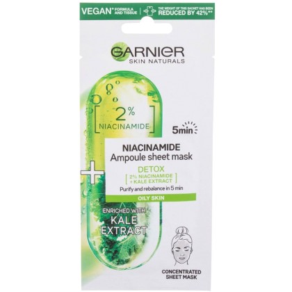 Garnier Skin Naturals Niacinamide Ampoule Face Mask 1pc (For All