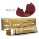 Kleral Milk Color Κρέμα Βαφής Μαλλιών Χωρίς Αμμωνία 5.6 Καστανό 