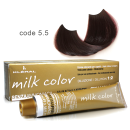 Kleral Milk Color Κρέμα Βαφής Μαλλιών Χωρίς Αμμωνία 5.5 Καστανό 