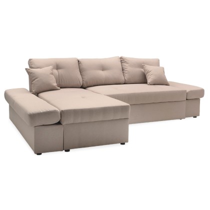 
        Γωνιακός καναπές-κρεβάτι δεξιά γωνία Bigger pakoworld μ