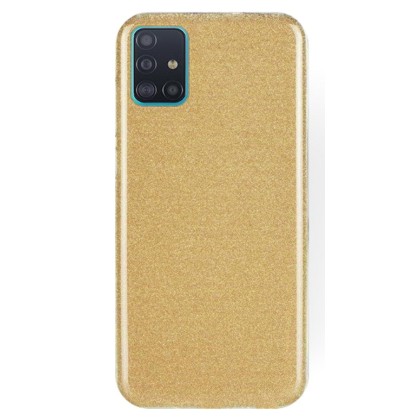 Θήκη Glitter Shining Χρυσή (Samsung Galaxy A41) + ΔΩΡΟ TOUCHPEN 