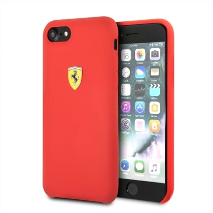 Ferrari Hardcase FESSIHCI8RE iPhone 7/8 red Silicone