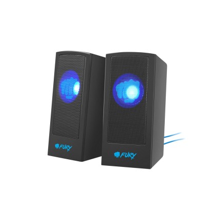 NATEC Computer Speakers 2.0 Fury Skyray black-blue
