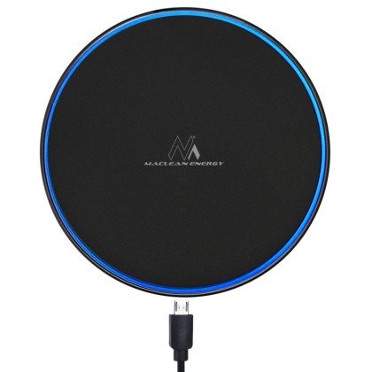 Maclean Wireless Desktop Charger Black MCE250 B