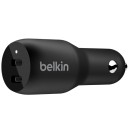 Belkin Dual Car charger 36W USB C PD