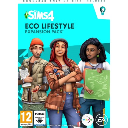 The Sims 4: Eco Lifestyle Expansion Pack (CODE-IN-BOX) /PC