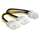 Delock Power Cable for PCI Express Card 15cm