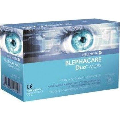 
      Helenvita BlephaCare Duo Υγρά Μαντηλάκια 14τμχ
    