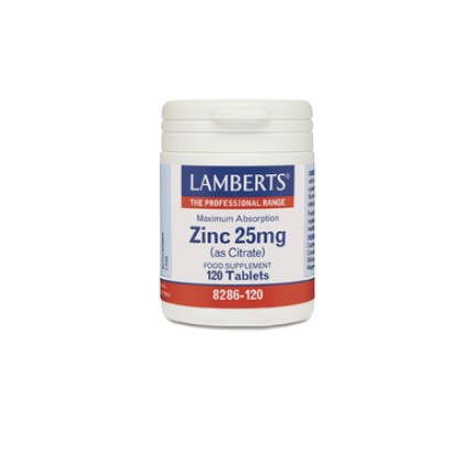 
      Lamberts Zinc 25mg (Citrate) 120 ταμπλέτες
    
