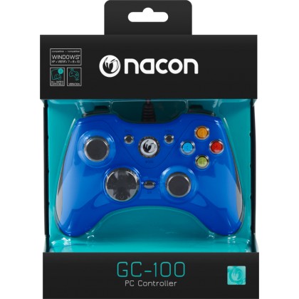 Nacon PC Gaming Controller PCGC-100 (Blue) PC