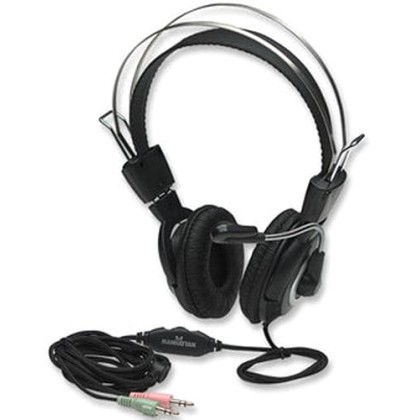 Manhattan 175555 headset Binaural Head-band Black (175555) - Πλη