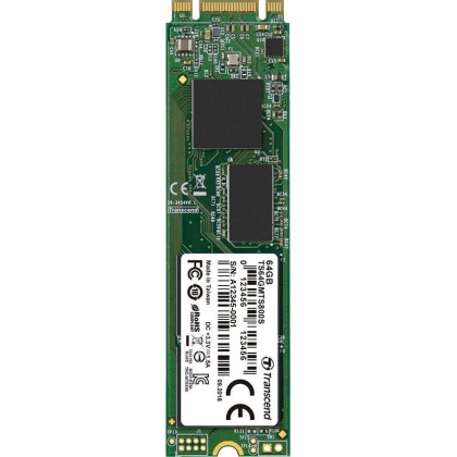Transcend MTS800 internal solid state drive M.2 64 GB Serial ATA