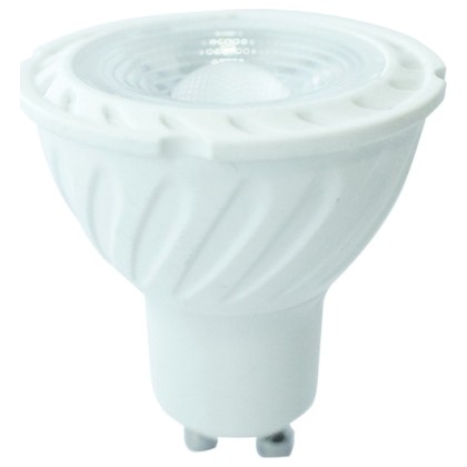 LED VTAC Spot GU10 6.5W SAMSUNG CHIP Plastic 110°  Θερμό Λευκό 1