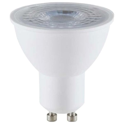 LED VTAC Spot GU10 8W SAMSUNG CHIP Plastic Με Φακό 38° Θερμό Λευ
