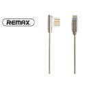 Remax Angle (90°) / Regular USB to Lightning Cable Μπεζ 1m (Empe