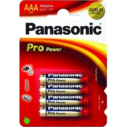 1x4 Panasonic Pro Power LR 03 Micro AAA  - Πληρωμή και σε 3 έως 