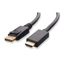 POWERTECH καλώδιο Display port 1.2v(M) σε HDMI 1.4v(M), PTN3361,