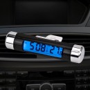 Ψηφιακό ρολόι - θερμόμετρο CT-20 για τον αεραγωγό του αυτοκινήτο