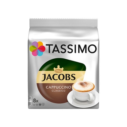 Κάψουλες Tassimo Jacobs Cappuccino Classico - 8 ροφήματα