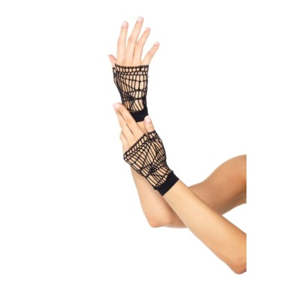 Leg Avenue Fingerless Gloves black