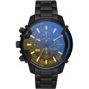 DIESEL Griffed Chronograph - DZ4529  Black case with Black Rubbe