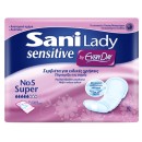 SANI Lady Sensitive Super No.5 Σερβιέτες Ειδικών Χρήσεων, 10 τεμ
