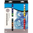 DALER ROWNEY SIMPLY WATER COLOUR 24X12ML SET