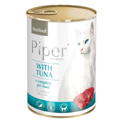 Piper Cat Adult Sterilised Τόνος 400gr