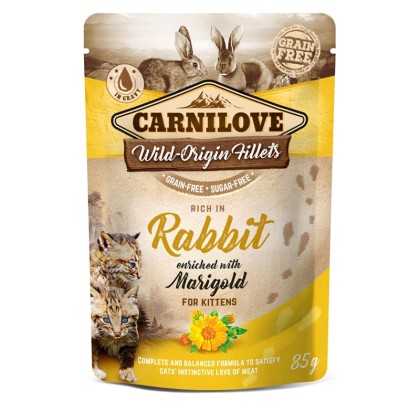 Carnilove Cat Rabbit & Marigold φακ. 85gr