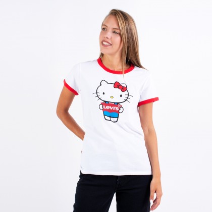Levi's x Hello Kitty Women's T-shirt - Παιδική Μπλούζα