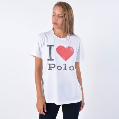 Polo Ralph Lauren Polo Jersey Graphic Tee - Γυναικεία Μπλούζα