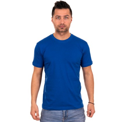 Μπλε ανδρικό T-shirt