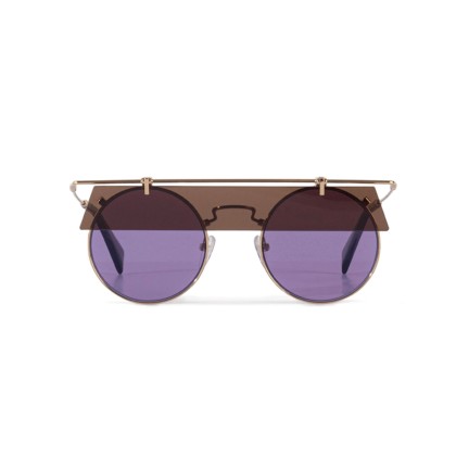 Ανδρικό Μωβ Lens Visor Sunglasses Purple In Gold Y-3